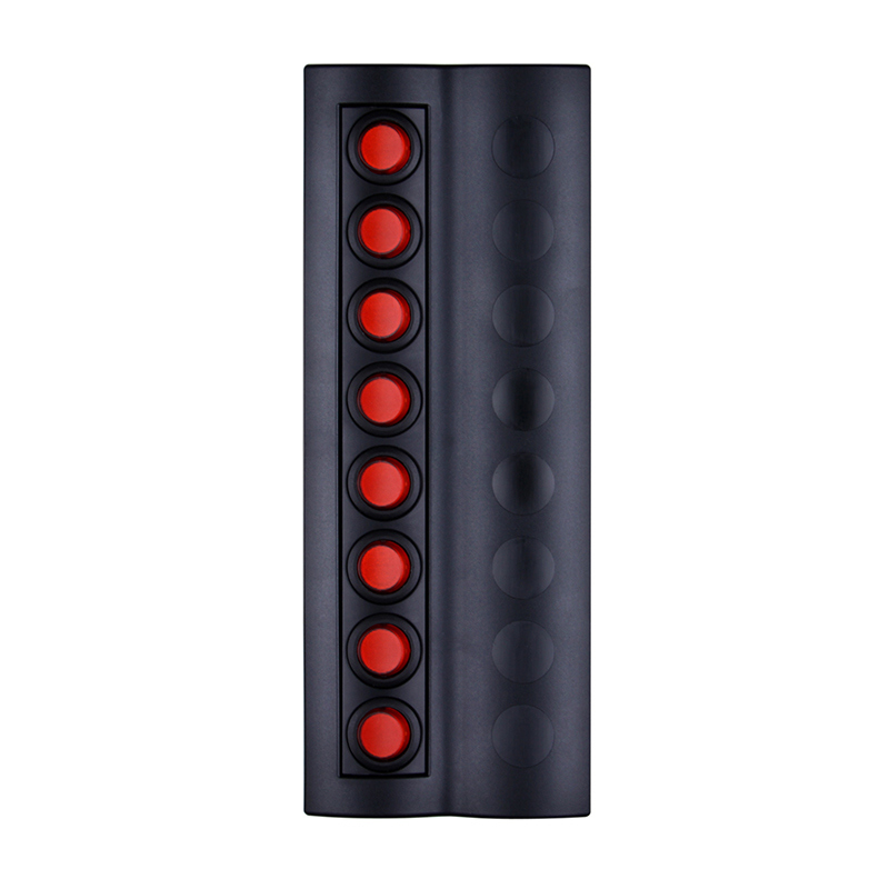 8ウェイボート電気スイッチパネル、ヒューズ付き、IP66 12V回路ブレーカースイッチパネル