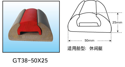 Customized Size Rear Dock Mounted Fender Pad Bump Stop Marine Dock Bumper