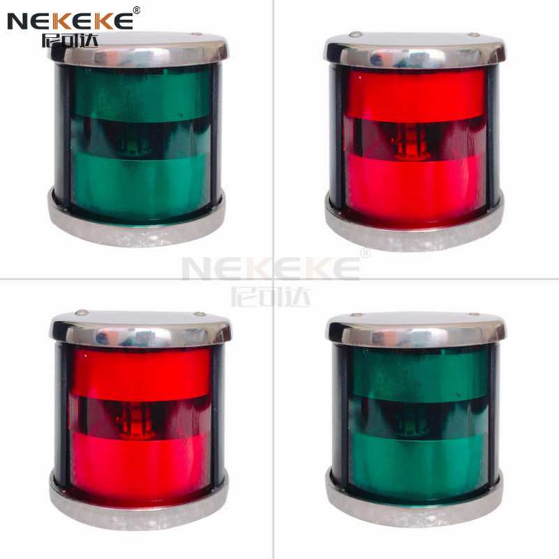 5W Stainless Steel LED Navigation Light For Boats 12V 24V Yacht Signal Light