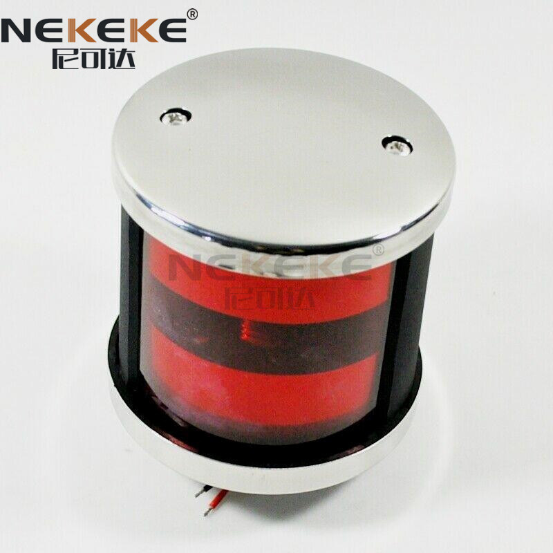5W Stainless Steel LED Navigation Light For Boats 12V 24V Yacht Signal Light