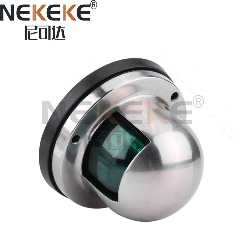 Stainless Steel 12V Bi Color Marine Navigation Lights LED Signal Light For Yacht Sailing