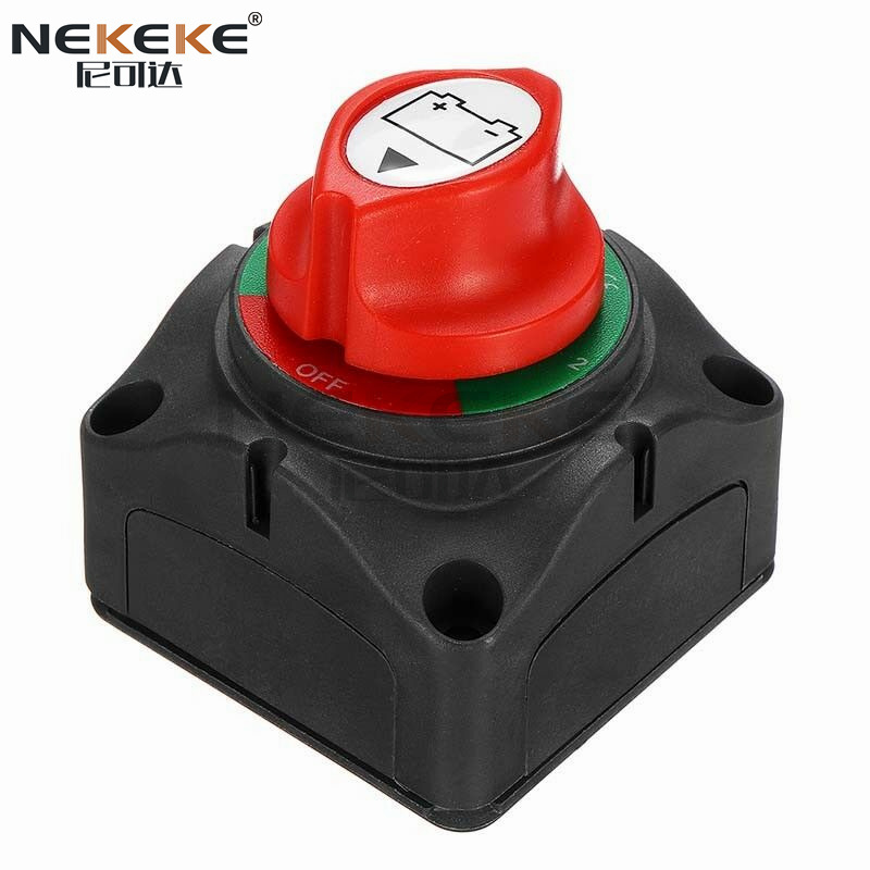 ABS Plastic 200A 12V-48V Isolator Switch Waterproof For Marine RV Battery Systems