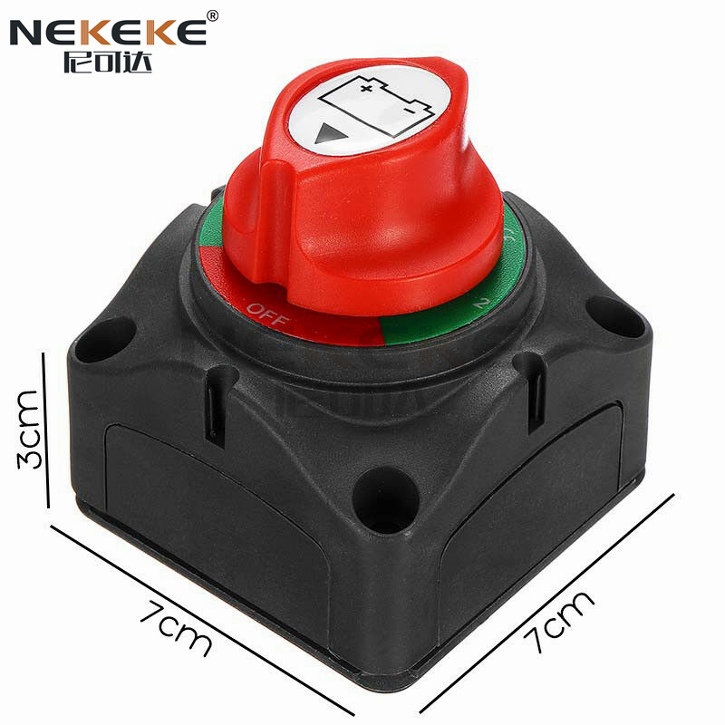 ABS Plastic 200A 12V-48V Isolator Switch Waterproof For Marine RV Battery Systems