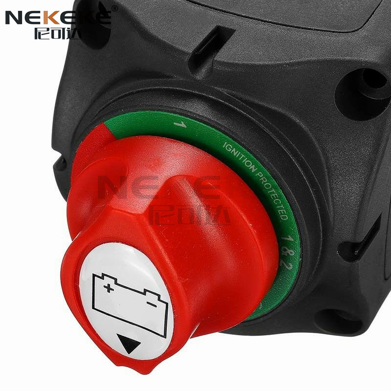 ABS Plastic 200A 12V-48V Isolator Switch Waterproof For Marine RV Battery Systems