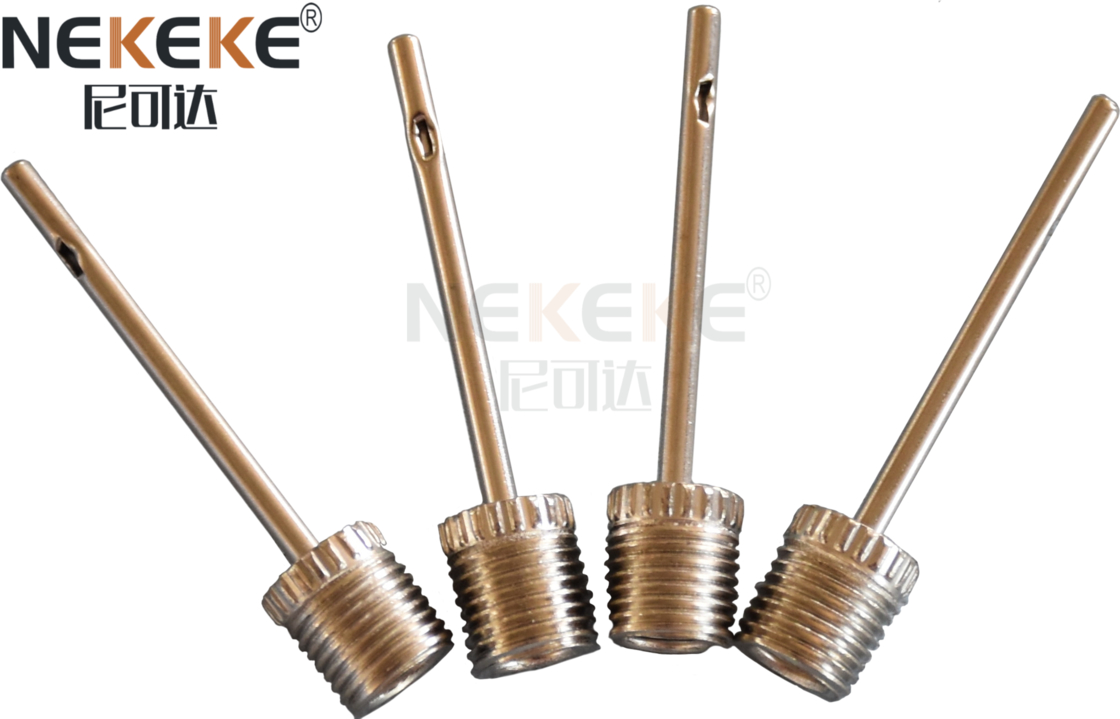 Agulha de inflar em aço inoxidável para bóia de para-choque de doca em PVC e bolas esportivas