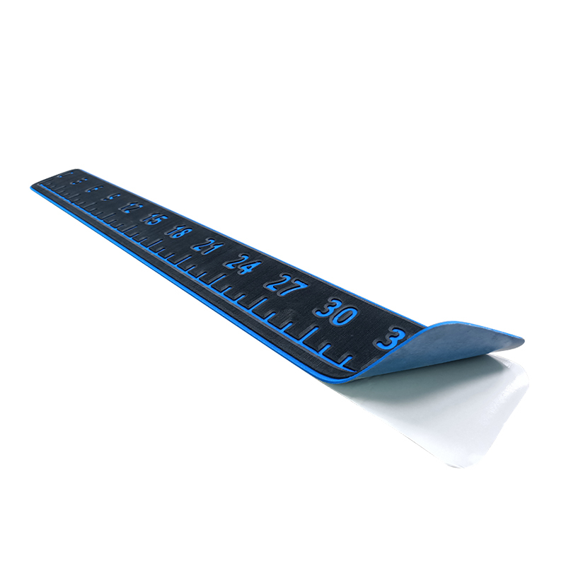 Black And Blue EVA Foam Fish Ruler 36 Inch Water Resistance For Marine Decking