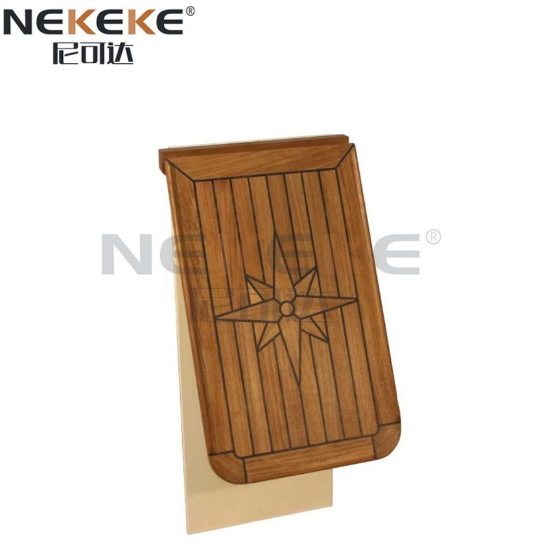 Black Deck Caulking Teak Folding Table Top For Marine Boat Yacht RV Use