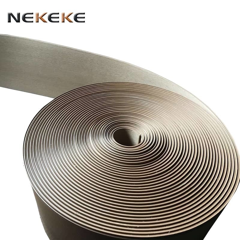 High Density Yachts PVC Deck Flooring , Moisture Resistant Teak Decking For Boats