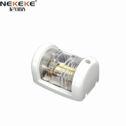 Universal Marine LED Navigation Light 12V DC with Impact Resistant Plastic Construction and UV Resistant Design for Yachts and Boats