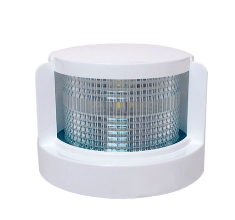 Marine LED Navigation Light with Dual Voltage Compatibility, Transparent Lens, and Versatile Application for Vessels