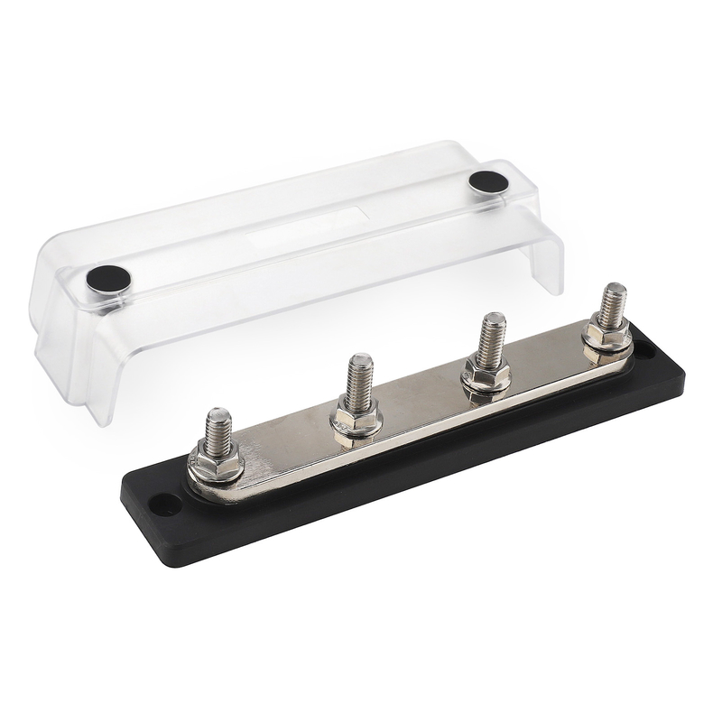 48V 600A 4 Studs Busbar Power Distribution Block for Solar RV Marine and Automotive Applications