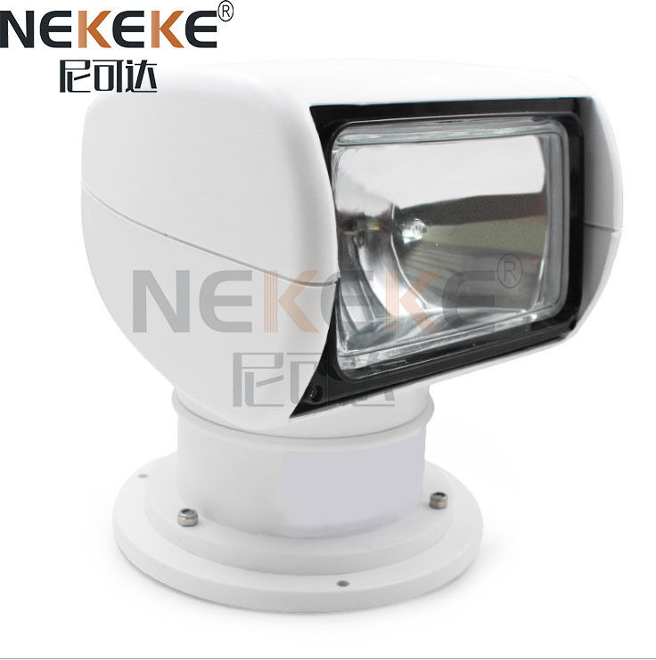 2500 LM Marine Searchlight with 360° Rotation and Thermoplastic Anti-Oxidation Shell for Remote Control Operation