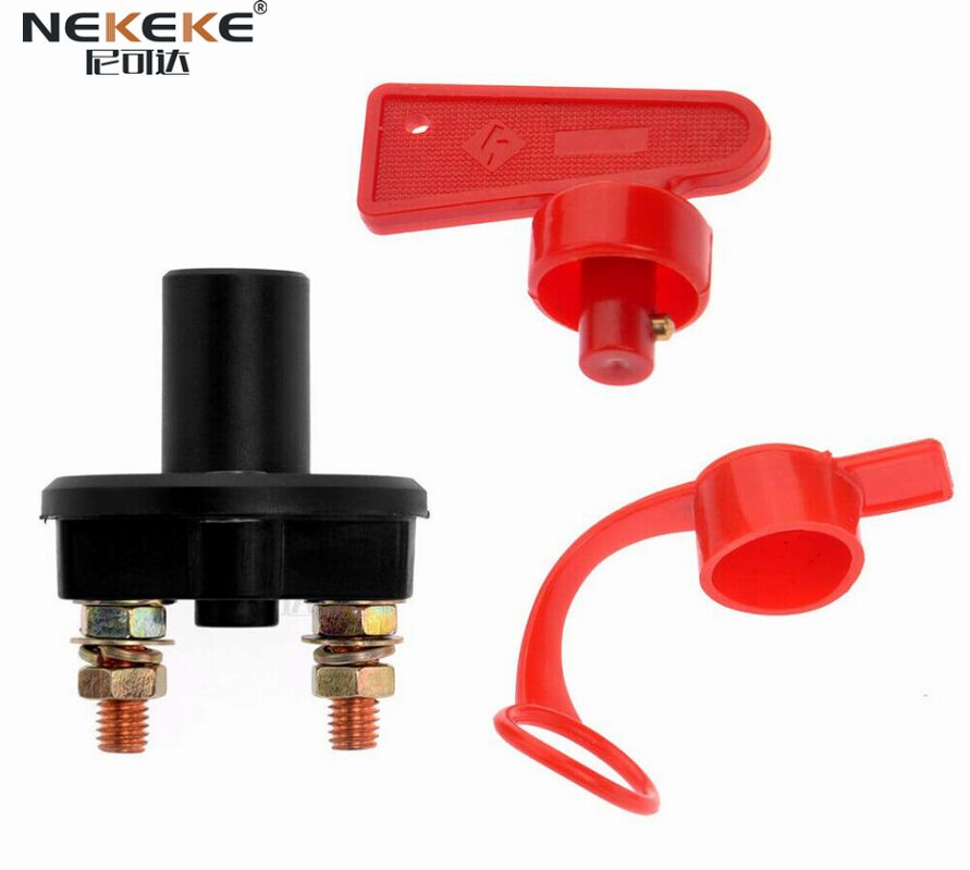 100A Continuous Rating 2 Pole Marine Isolator Switch Corrosion-Resistant Battery Isolator Switch for Automotive Circuit Breaker