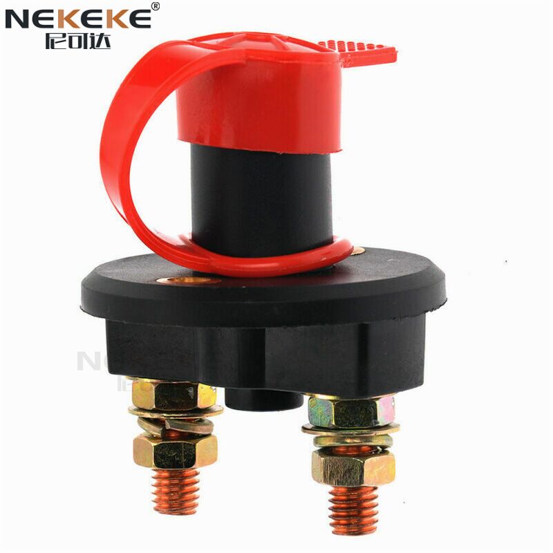 100A Continuous Rating 2 Pole Marine Isolator Switch Corrosion-Resistant Battery Isolator Switch for Automotive Circuit Breaker