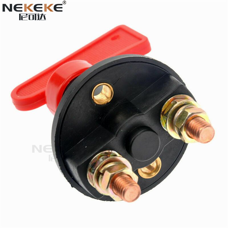 100A Continuous Rating 2 Pole Marine Isolator Switch Corrosion-Resistant Battery Isolator Switch for Automotive Circuit Breaker