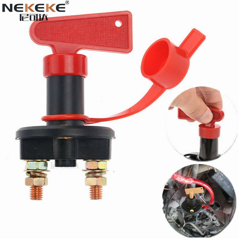 100A Continuous Rating 2 Pole Marine Isolator Switch Corrosion-Resistant Battery Isolator Switch for Automotive Circuit Breaker