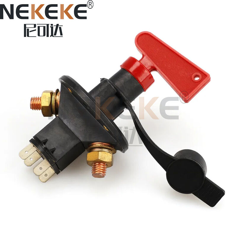 200A Continuous Rating 12V-24V DC Voltage ABS and Copper Material Isolator Switch Battery Disconnect Switch for RV Marine Truck