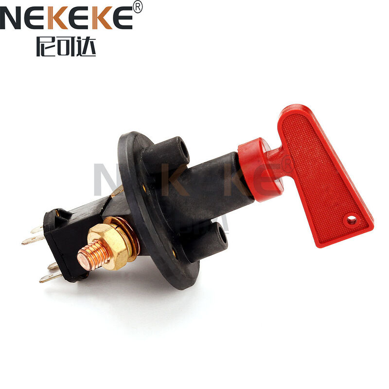 200A Continuous Rating 12V-24V DC Voltage ABS and Copper Material Isolator Switch Battery Disconnect Switch for RV Marine Truck