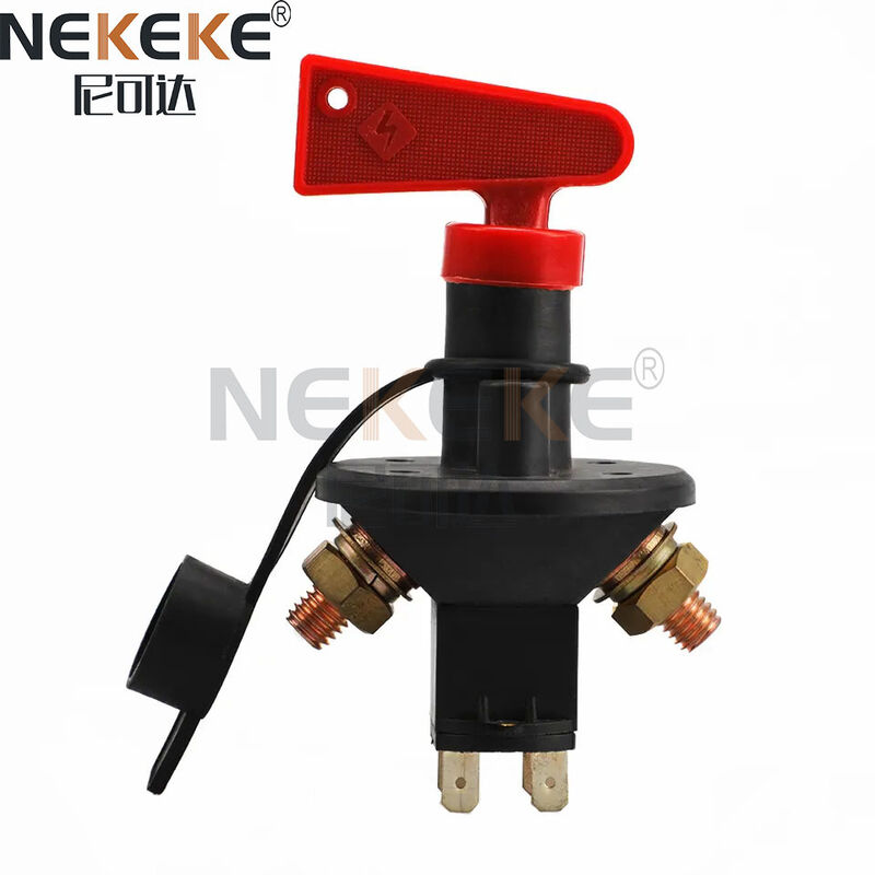 200A Continuous Rating 12V-24V DC Voltage ABS and Copper Material Isolator Switch Battery Disconnect Switch for RV Marine Truck