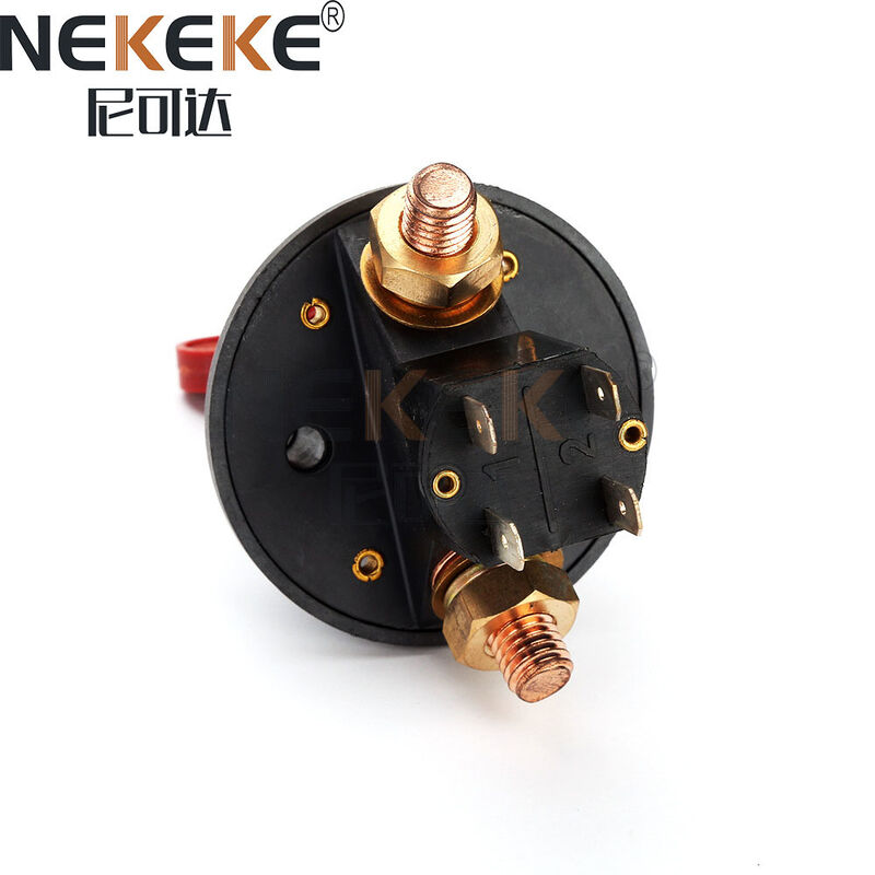 200A Continuous Rating 12V-24V DC Voltage ABS and Copper Material Isolator Switch Battery Disconnect Switch for RV Marine Truck