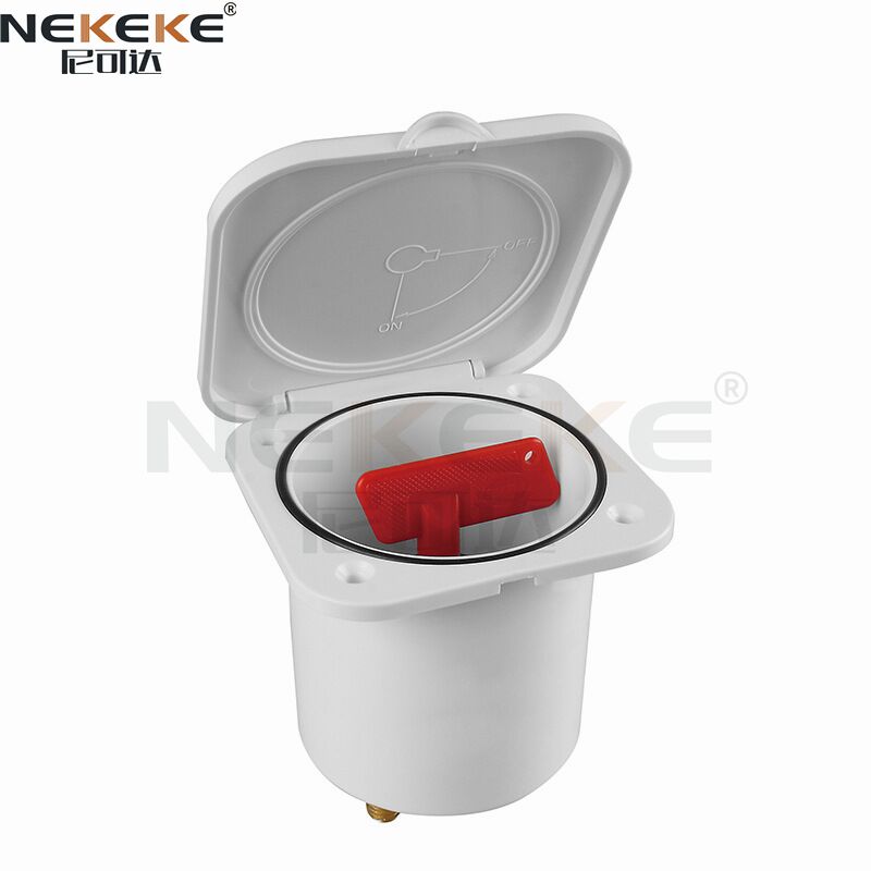 Marine Isolator Switch Battery Disconnect Switch with 275A Continuous Rating IP65 Waterproof ABS and Copper Material