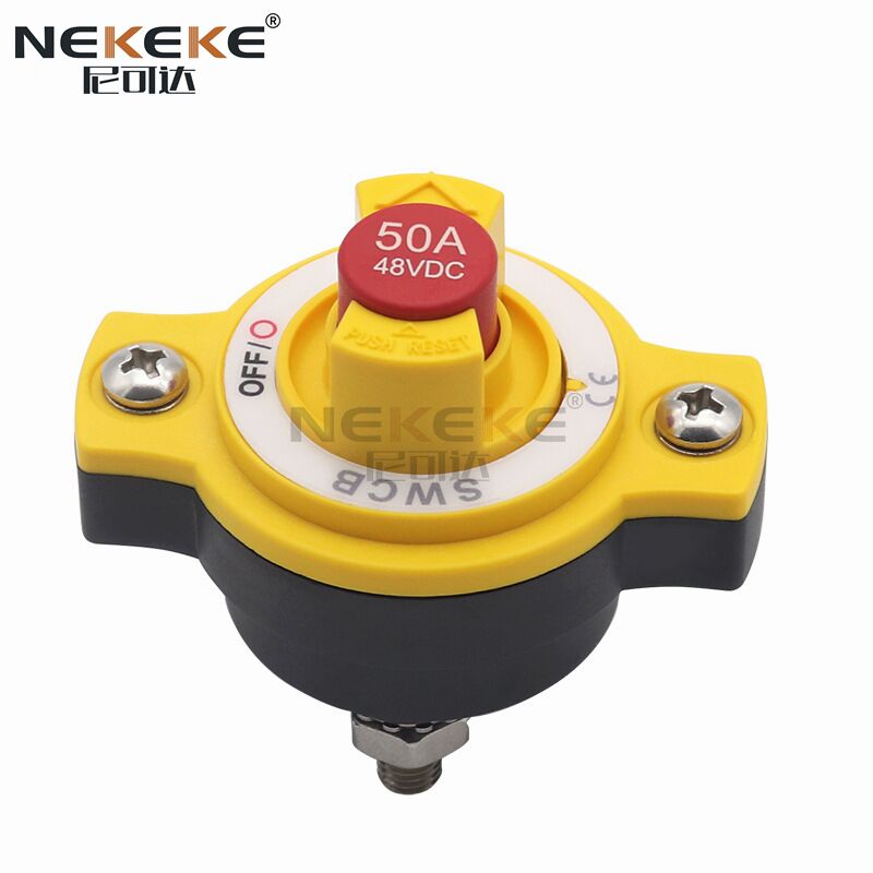 50A Continuous Rating IP65 Waterproof ABS and Copper Material Battery Isolator Switch for Marine and Automotive Use
