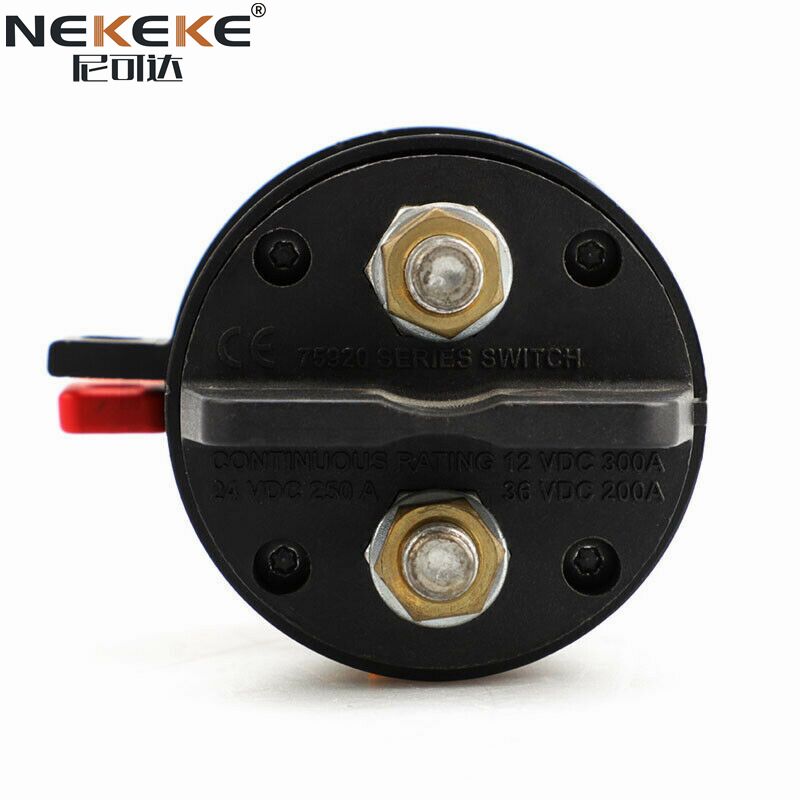 24V DC 200A IP53 Waterproof Isolator Switch Battery Disconnect Switch for Marine and Automotive Use