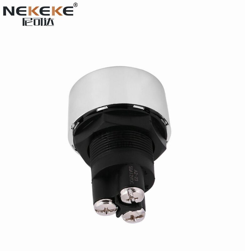 12V DC 50A Rated Current IP65 Waterproof Ignition Starter Switch Engine Start Push Button for Marine Applications