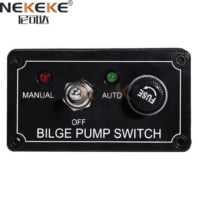 12V 5A IP65 Waterproof Marine Switch Panel with Overload Protection and Indicator Light