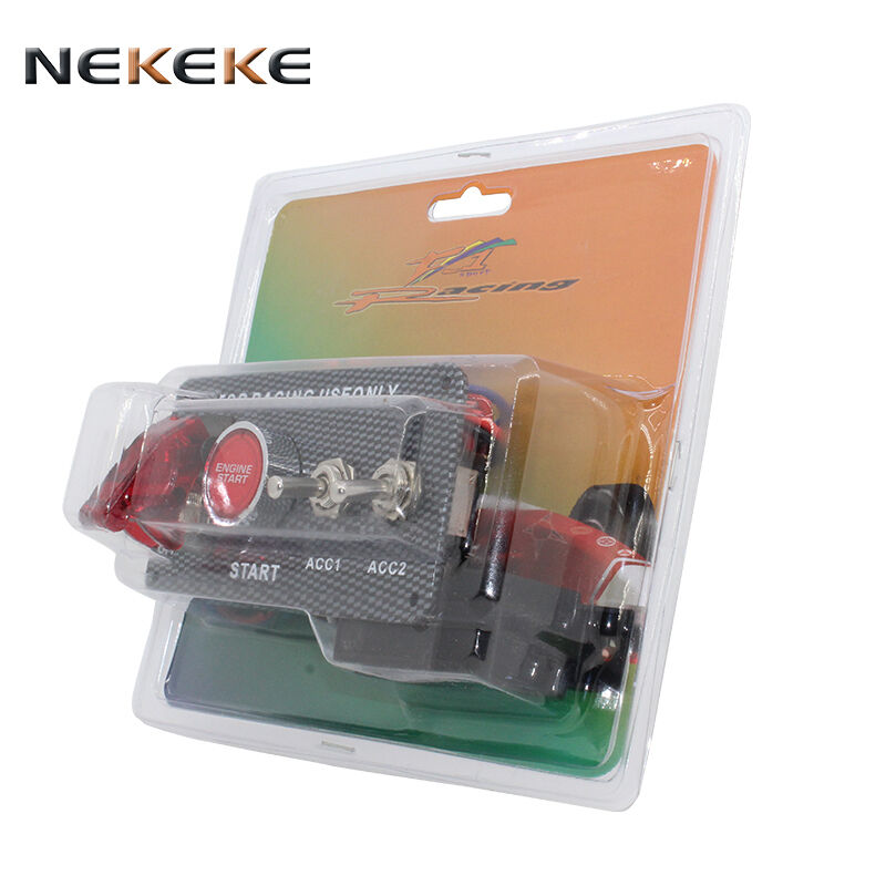 Carbon Fiber Marine Rocker Switch Panel with IP65 Waterproof Rating and 10000 Cycles Durability