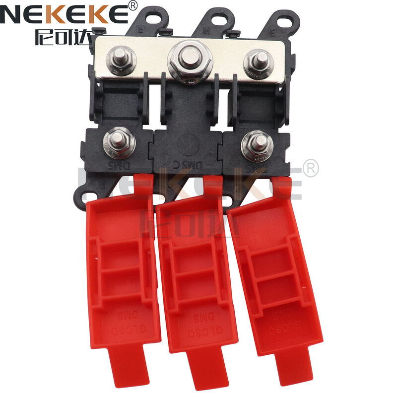 200A Marine Fuse Box with Dustproof Cover and Copper Alloy Bolt Fuse Holder for Battery Protection