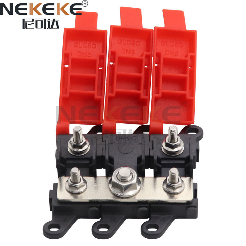 200A Marine Fuse Box with Dustproof Cover and Copper Alloy Bolt Fuse Holder for Battery Protection