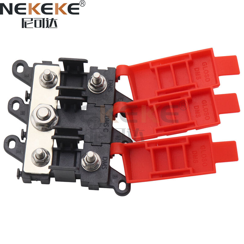 200A Marine Fuse Box with Dustproof Cover and Copper Alloy Bolt Fuse Holder for Battery Protection