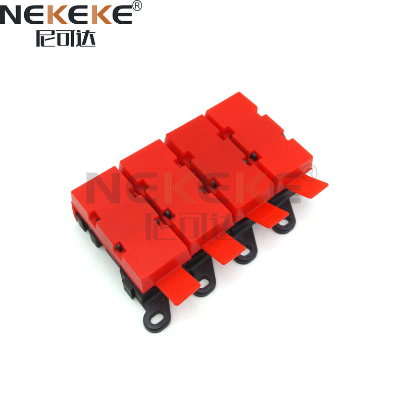 200A 3-Way Marine Fuse Box Copper Alloy Fuse Holder for Power Distribution