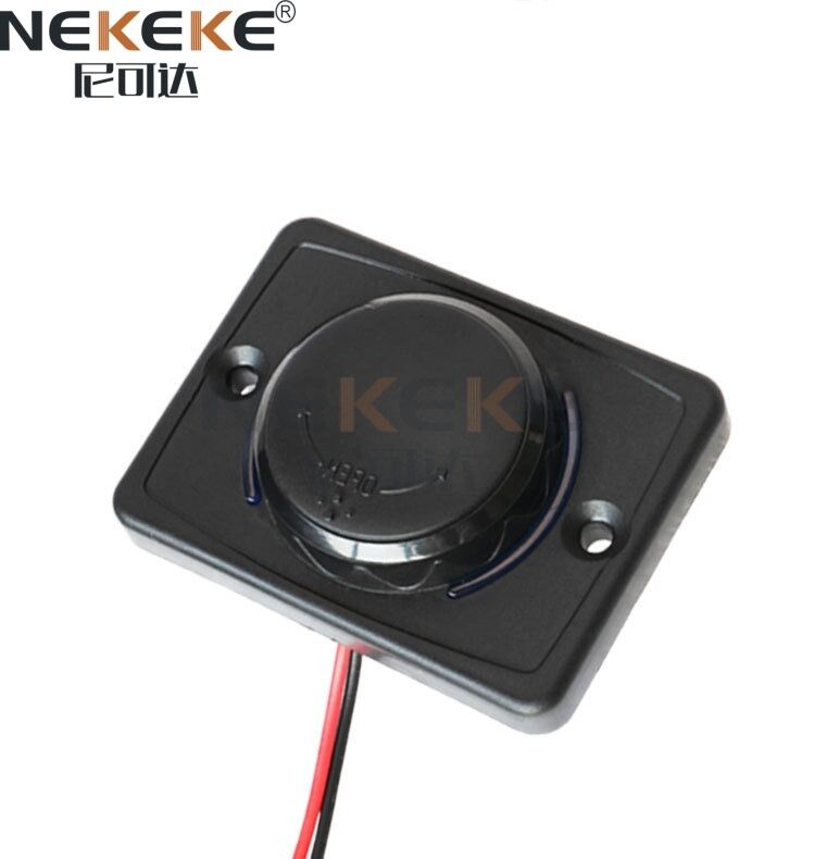 Waterproof 12V-24V Marine Power Socket Dual USB Fast Charger with LED for Cars and Boats