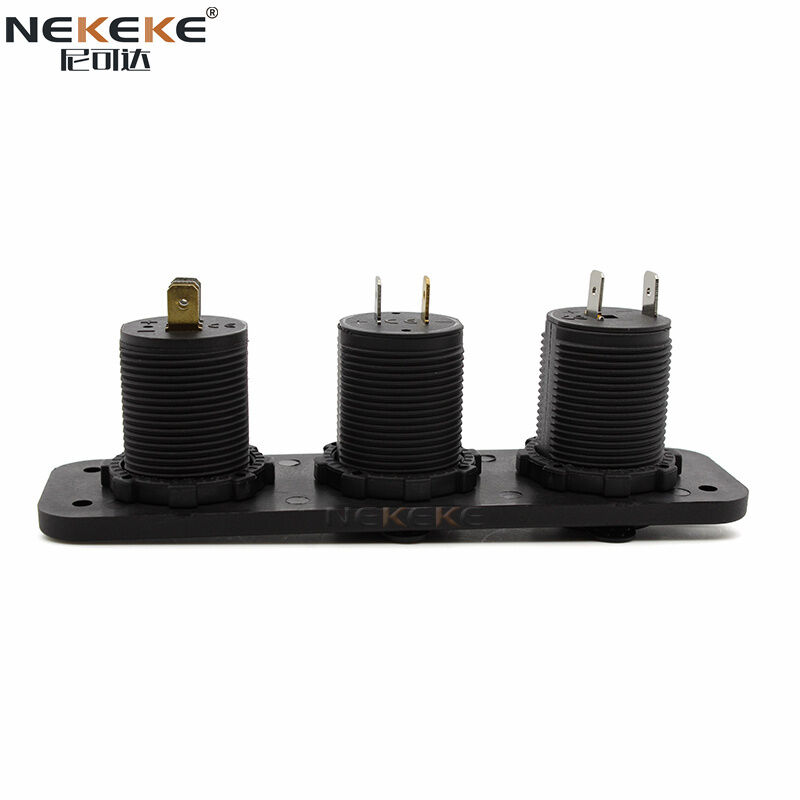 Waterproof 12V Marine Power Socket 3 In 1 with 200W Cigarette Lighter and PD Socket