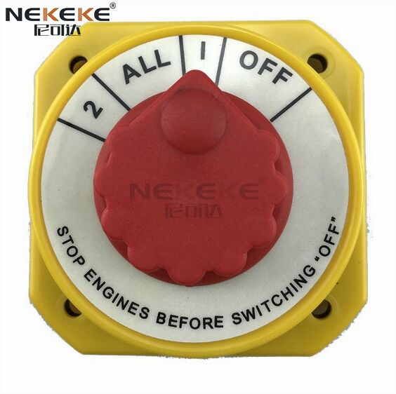 Waterproof Marine Isolator Switch with 250A Continuous Rating and Copper Material for Reliable Battery Disconnect