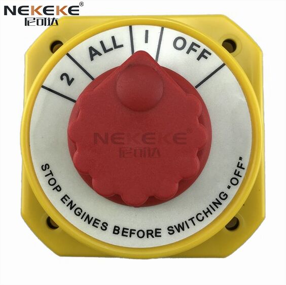 Waterproof Marine Isolator Switch with 250A Continuous Rating and Copper Material for Reliable Battery Disconnect