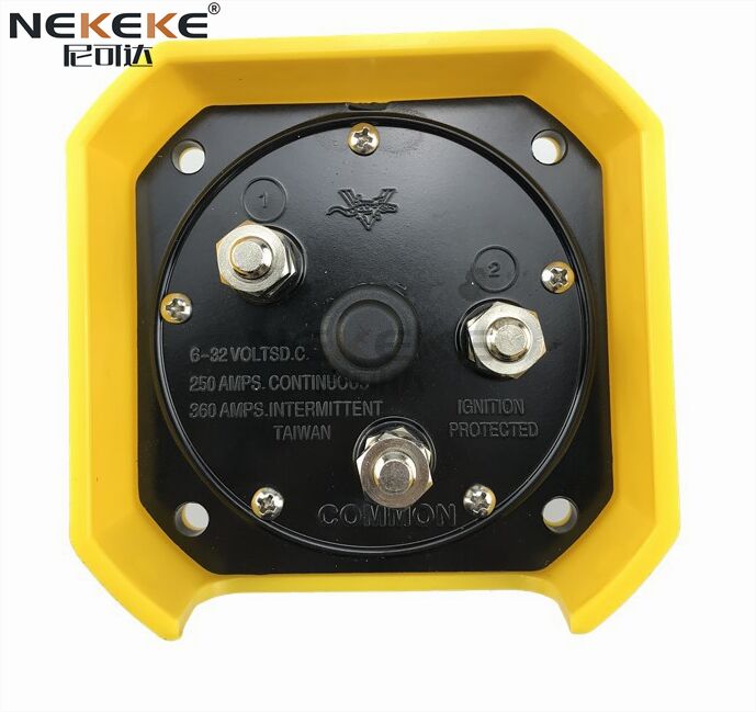 Waterproof Marine Isolator Switch with 250A Continuous Rating and Copper Material for Reliable Battery Disconnect