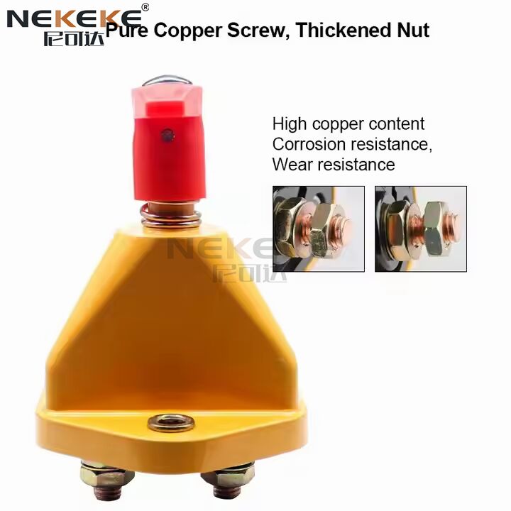 12V DC 300A Continuous Rating IP65 Waterproof Isolator Switch Battery Disconnect Switch for Marine and Automotive Use