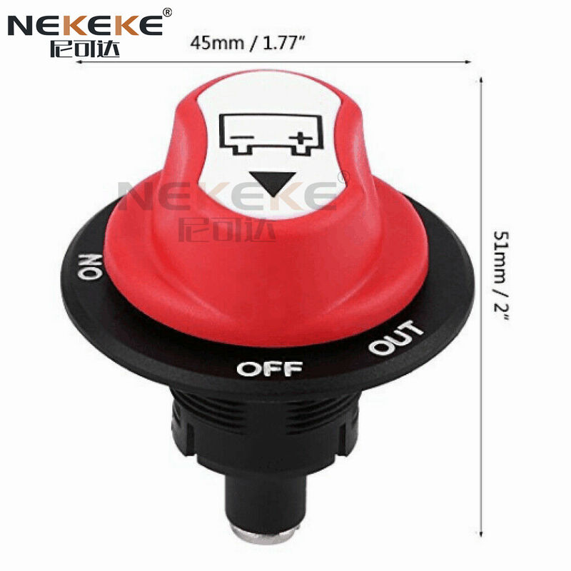 32V 50A Marine Battery Disconnect Switch ON OFF Master Cut Off Isolator Switch For Boat RV ATV Car Vehicle