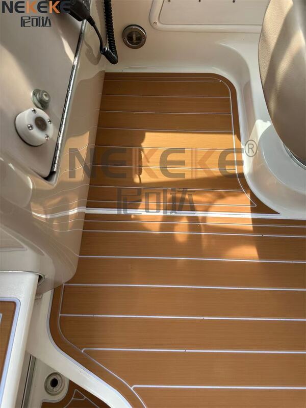 Sea Ray 260 Sundancer 2001 スイムプラットフォーム EVA フェイクチークデッキマット マリンフローリングパッド
