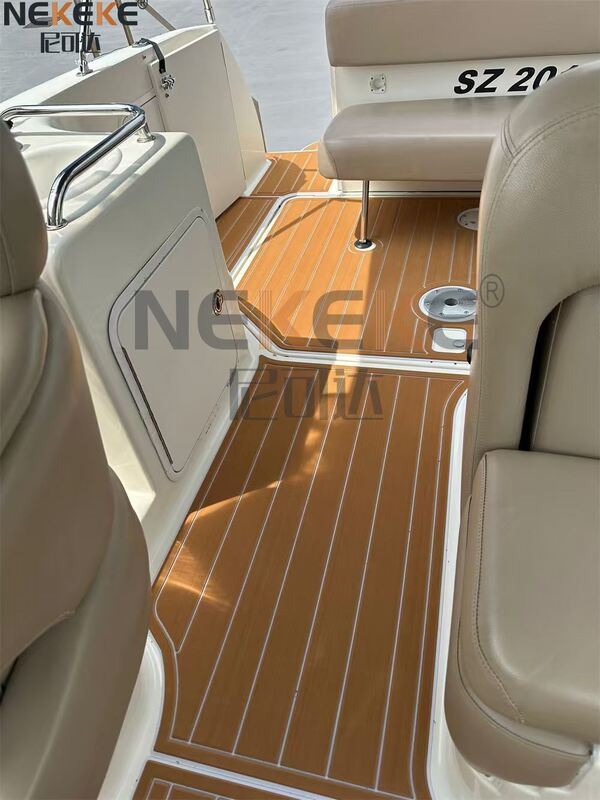 Sea Ray 260 Sundancer 2001 スイムプラットフォーム EVA フェイクチークデッキマット マリンフローリングパッド