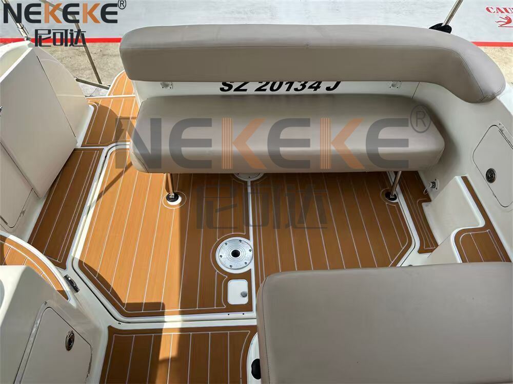 Sea Ray 260 Sundancer 2001 スイムプラットフォーム EVA フェイクチークデッキマット マリンフローリングパッド