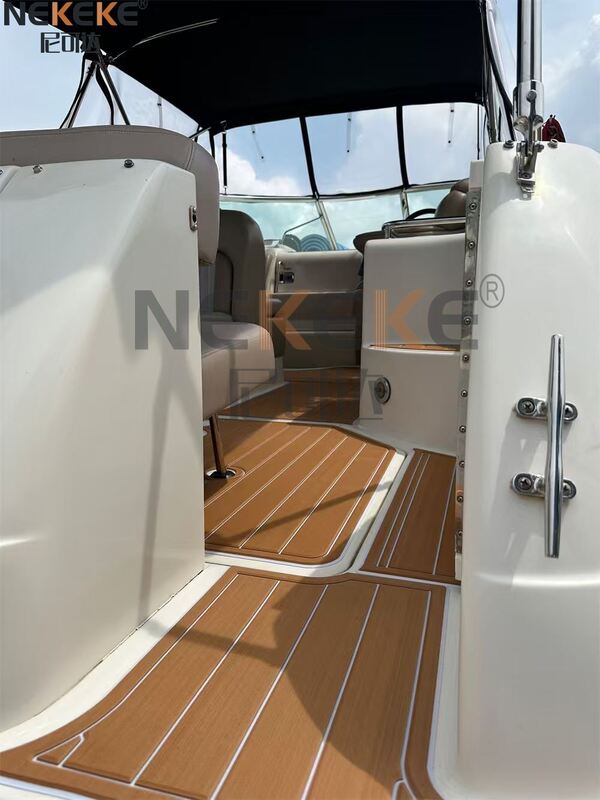 Sea Ray 260 Sundancer 2001 スイムプラットフォーム EVA フェイクチークデッキマット マリンフローリングパッド