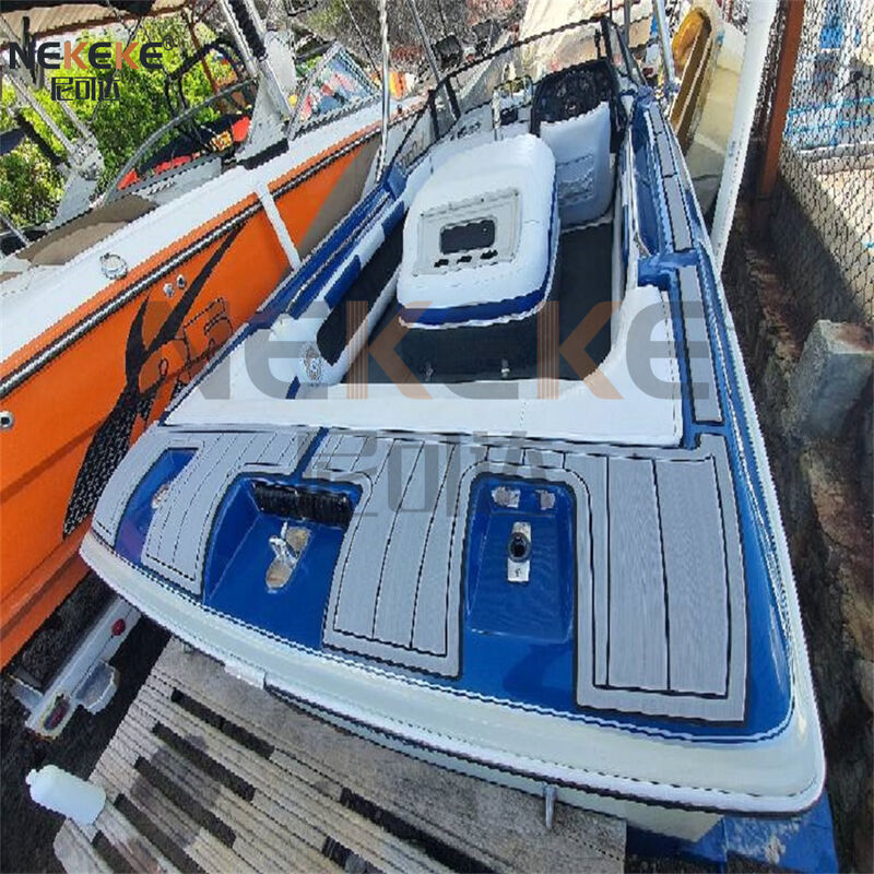 MasterCraft X30 2006-2010 ウェイクボートフロア交換用 6mm EVA フェイクチークマリンデッキマット