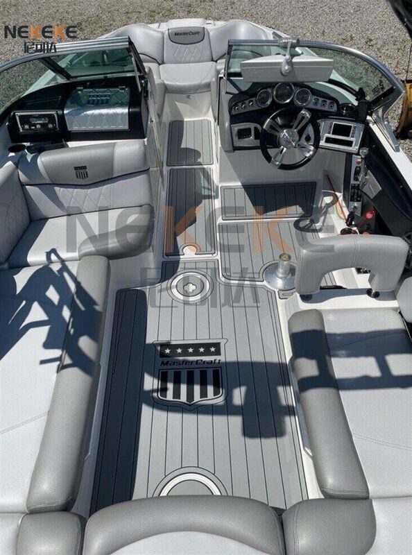 MasterCraft X30 2006-2010 ウェイクボートフロア交換用 6mm EVA フェイクチークマリンデッキマット