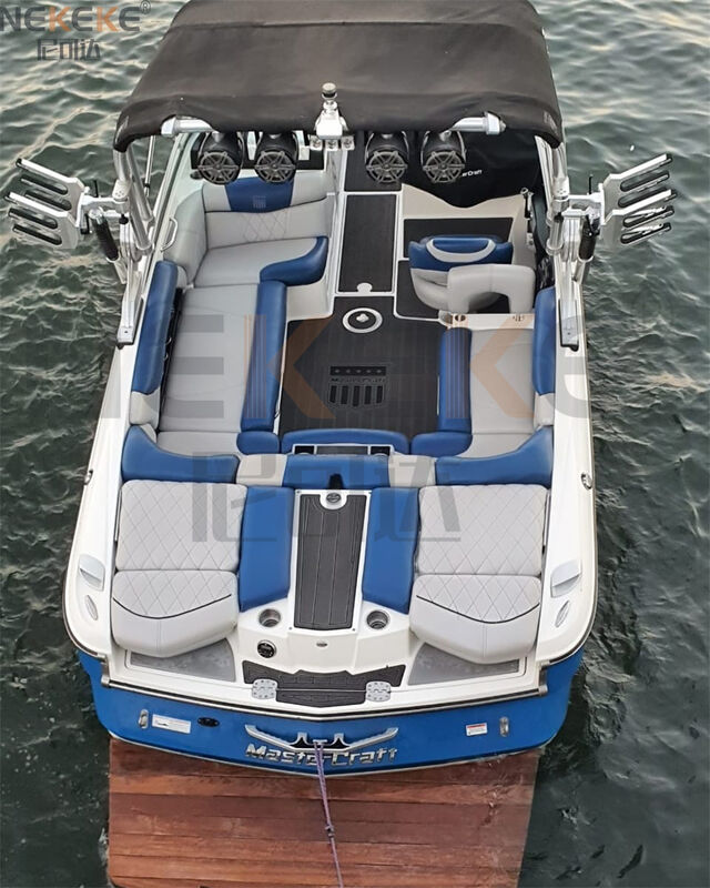 2016-2019 MasterCraft NXT22 ウェイクボート デッキ EVA フェイクチーク フローリングマット マリン交換パッド