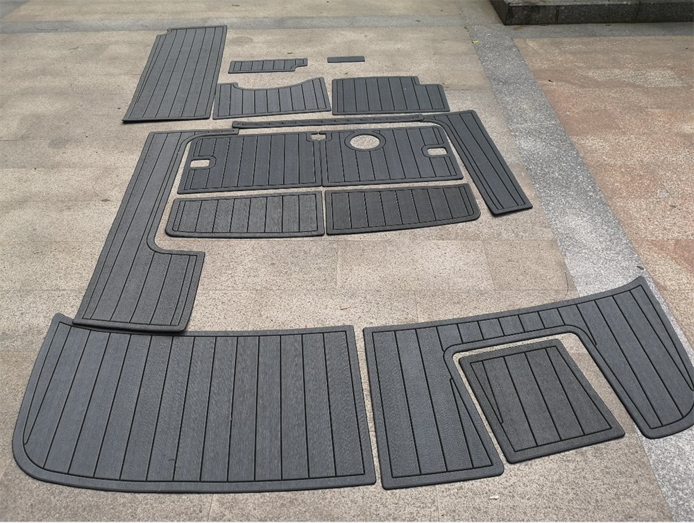 Marine EVA Flooring For 1999-2005 Four Winns 268 Vista Cruiser Swim Platform Cockpit Pad Boat EVA Foam Teak Deck Floor Mat Seadek Gatorstep Style Self Adhesive