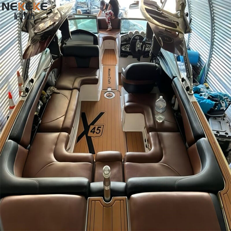 2007 MasterCraft 245 X30 X2 Wakeboard Boot EVA Faux Teak Bodenbelag Marine Matte Ersatz